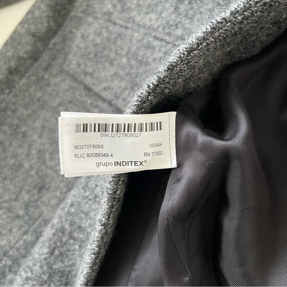 ZARA WOMAN ZW COLLECTION Combined Wool Coat - Picture 8 of 13